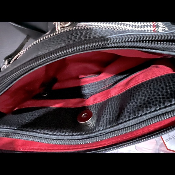 𐙚⋆˚✿˖° Chaps Houndstooth Black/White shoulder Bag 𐙚⋆˚✿˖° - Picture 4 of 10